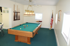 Inside clubhouse